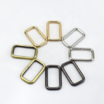 Meetee Bags Hardware Accessories Rectangle Ring Belt Adjustable Bag Buckles