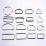 The Manufacturer Metal D Type Buckle Backpack Belts Stainless Steel D Shape Rings Hoisting Ships Triangular or square Rings