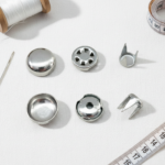 High Quality Factory Price Aluminium Metal Rivet Covered Cap Prong Top Crown Baseball Cap Button for Hats
