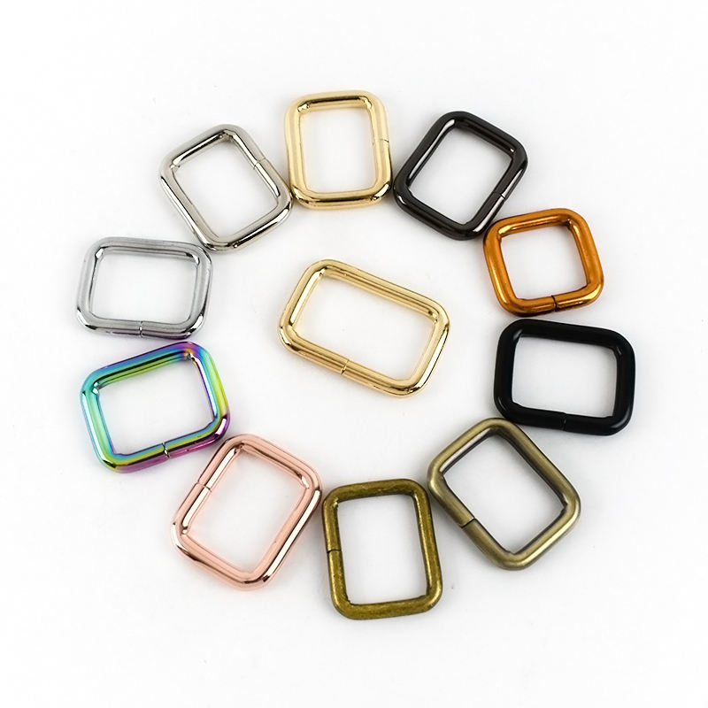 Bags Hardware Accessories Rectangle Ring Belt Adjustable Bag Buckles
