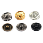 Yanxuan Good Quality Sew on Metal Simple Two Parts Invisible Hidden Clothing Bags Home Textiles Press Snap Button