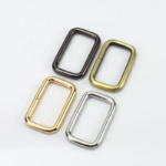 Meetee Bags Hardware Accessories Rectangle Ring Belt Adjustable Bag Buckles