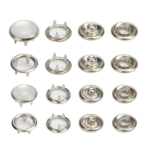 Manufacturers Yanxuan Brass Pearlescent Hollow Five-prong Children’s Clothing Accessories Baby Crawl Suit Buttons