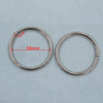 38 mm Metal Circles Buckle Metal Hoop Circle Clothing & Accessories Hanging Rings Leather Rivets
