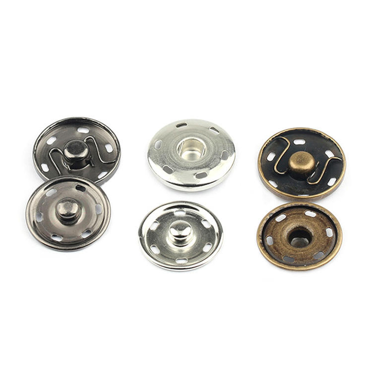 Yanxuan Good Quality Sew on Metal Simple Two Parts Invisible Hidden Clothing Bags Home Textiles Press Snap Button