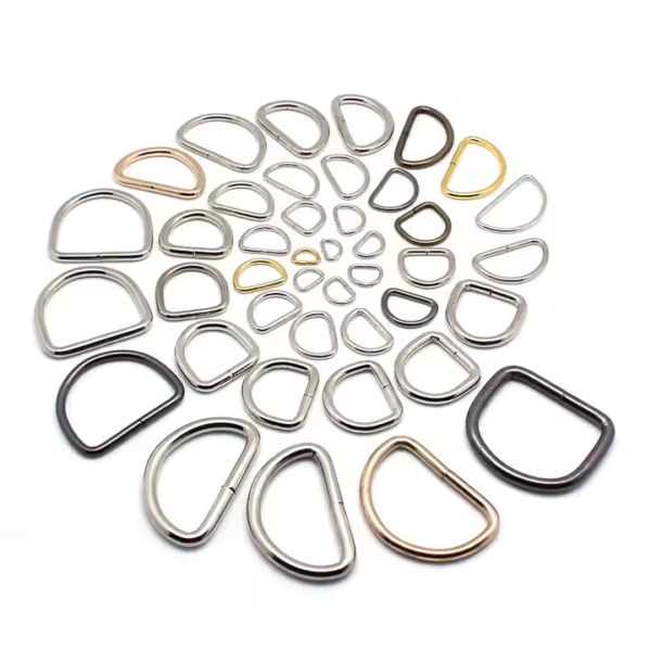 The Manufacturer Metal D Type Buckle Backpack Belts Stainless Steel D Shape Rings Hoisting Ships Triangular or square Rings