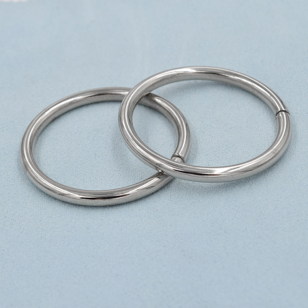 38 mm Metal Circles Buckle Metal Hoop Circle Clothing & Accessories Hanging Rings Leather Rivets