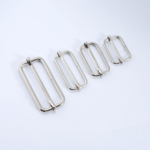High Quality Wholesale Square Metal Adjust Belt Ring Handbag Parts Tri Glide Slider Buckles Special Bag Accessories