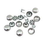 High Quality Factory Price Aluminium Metal Rivet Covered Cap Prong Top Crown Baseball Cap Button for Hats