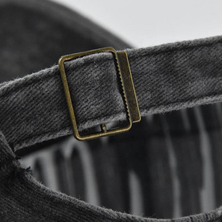Wholesale Baseball Cap Alloy Metal LOGO Customized Baseball Cap Back Slider Cap Strap Adjustable Buckle