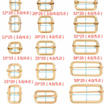 High Quality Wholesale Square Metal Adjust Belt Ring Handbag Parts Tri Glide Slider Buckles Special Bag Accessories