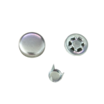 High Quality Factory Price Aluminium Metal Rivet Covered Cap Prong Top Crown Baseball Cap Button for Hats