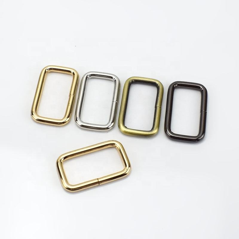 Meetee Bags Hardware Accessories Rectangle Ring Belt Adjustable Bag Buckles