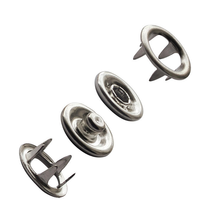 Manufacturers Yanxuan Brass Pearlescent Hollow Five-prong Children’s Clothing Accessories Baby Crawl Suit Buttons