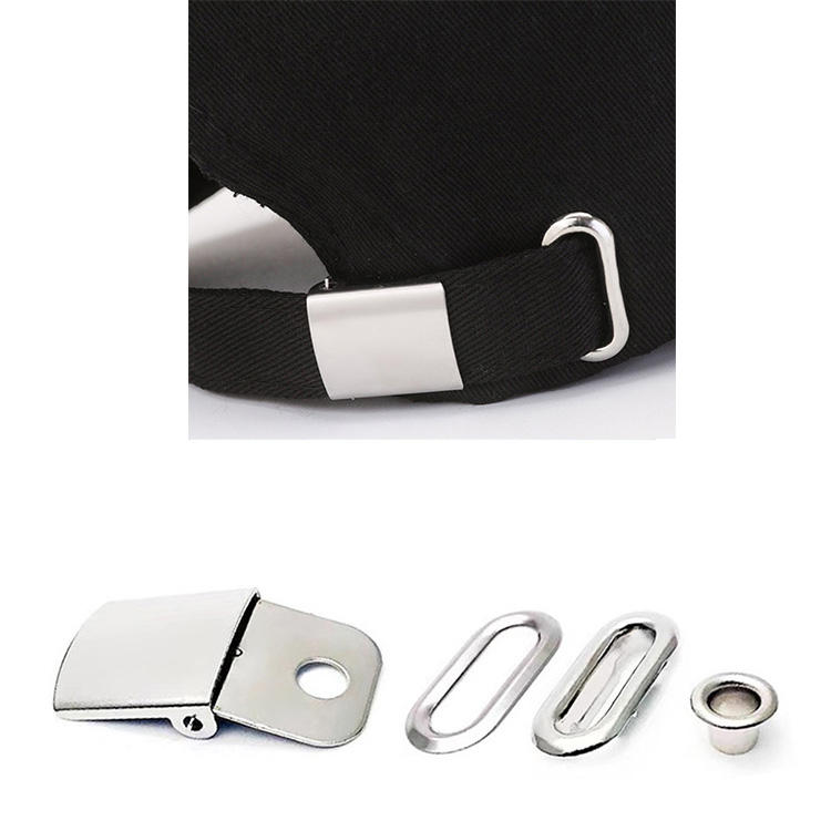 Good Price Logo Customized Stock Adjuster Metal Sets Colors Plating Set Slide Clasp Adjustable Hat Baseball Cap Buckle