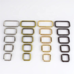 Bags Hardware Accessories Rectangle Ring Belt Adjustable Bag Buckles