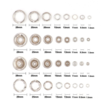 Yanxuan Customized Big Sizes Brass Metal Four Parts Prong Claw Hollow Five-claw Shirt Coat Jumpsuits Snap Button