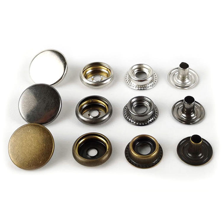 Yanxuan Customized Button Cheap Coat Stainless Steel Metal Plating Round Sustainable Jacket Snap Button