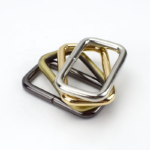 Meetee Bags Hardware Accessories Rectangle Ring Belt Adjustable Bag Buckles