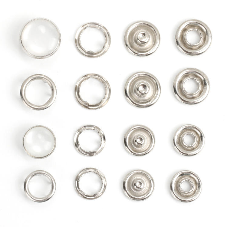 Manufacturers Yanxuan Brass Pearlescent Hollow Five-prong Children’s Clothing Accessories Baby Crawl Suit Buttons