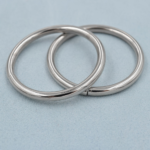 38 mm Metal Circles Buckle Metal Hoop Circle Clothing & Accessories Hanging Rings Leather Rivets