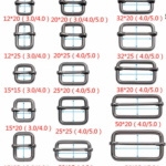 High Quality Wholesale Square Metal Adjust Belt Ring Handbag Parts Tri Glide Slider Buckles Special Bag Accessories