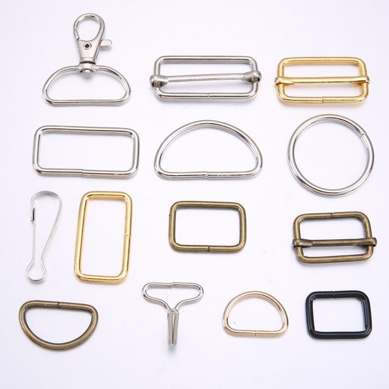 The Manufacturer Metal D Type Buckle Backpack Belts Stainless Steel D Shape Rings Hoisting Ships Triangular or square Rings