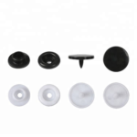 Yanxuan Wholesale Black Resin Customized Round Color Multi Sizes Four Parts Hats Caps Bags Baby Cloth Press Plastic Snap Button