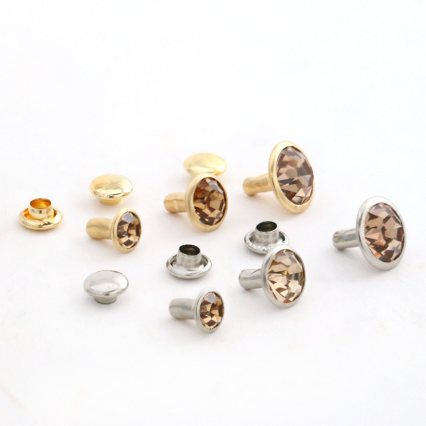 Leather Crystal Rhinestone Decoration Rivet Custom Rivet Stone Rivet