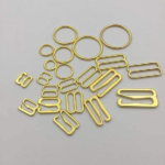 High Quality 20mm Silver Zinc Alloy Bra Strap Adjuster Ring Slider Hook Premium Underwear Buckle Bikini Connectors Accessories