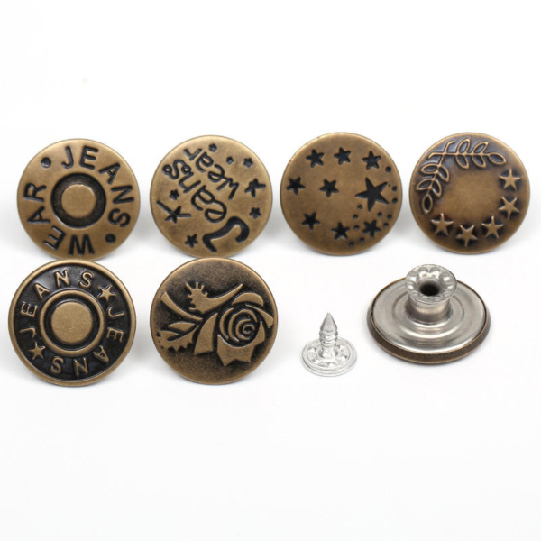 Yanxuan Wholesale Cheap Price Metal Shank Button Tack Button for Jeans