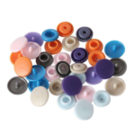 T5 T8 Fancy Colorful Plastic 4 Parts Stock Children Resin Customized Moulding Round Baby Clothes Bags Towel Fastener Snap Button