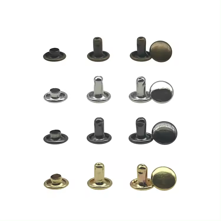 Wholesale Metal Copper Double Cap Garment Rivets for Leather