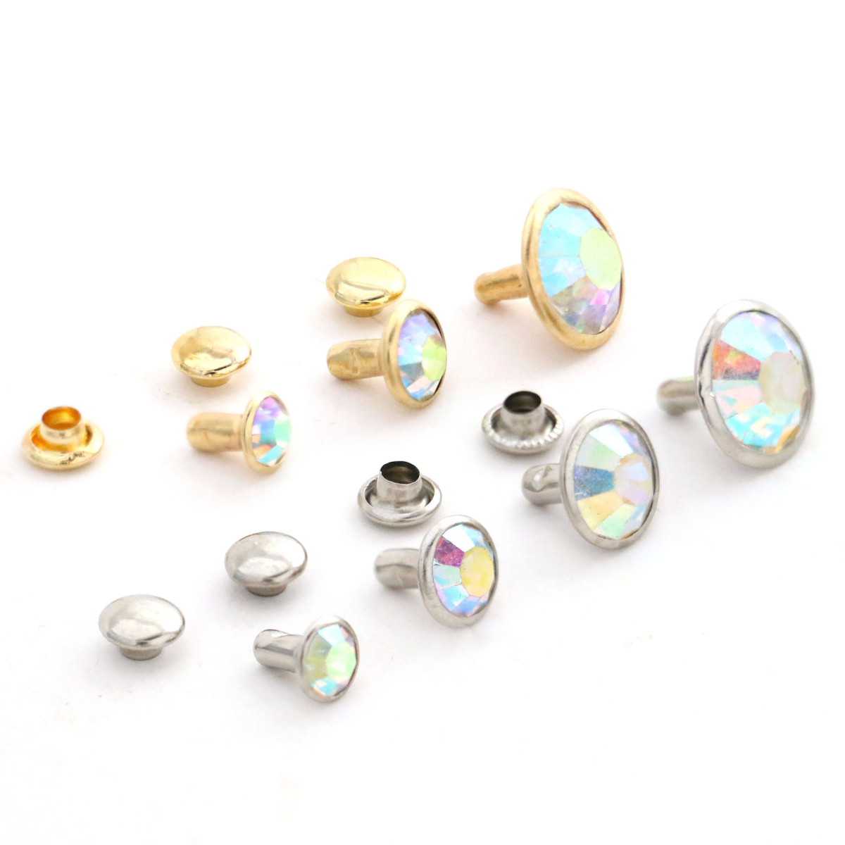 Leather Crystal Rhinestone Decoration Rivet Custom Rivet Stone Rivet
