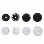 Yanxuan Wholesale Black Resin Customized Round Color Multi Sizes Four Parts Hats Caps Bags Baby Cloth Press Plastic Snap Button