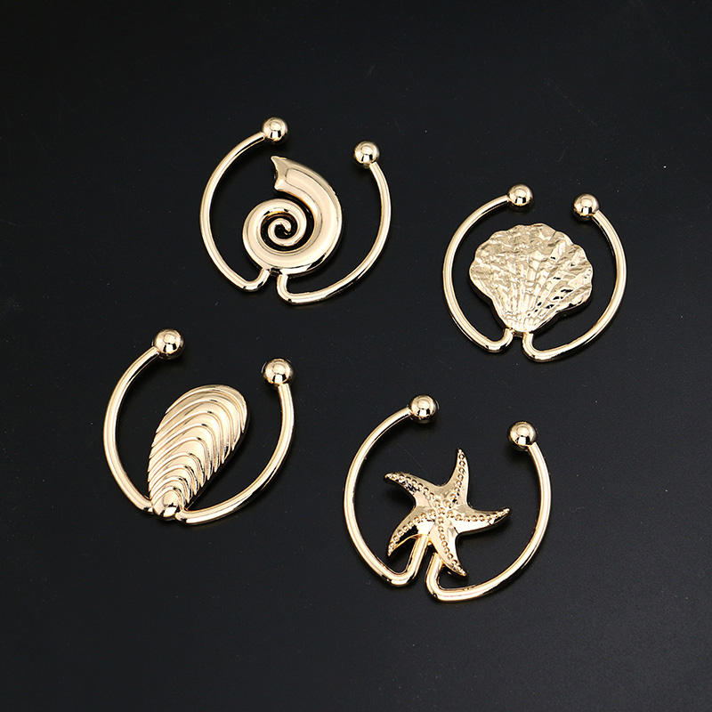 Irregular Ring Hoop Rust-Free Metal Swimwear Accessories Saltwater Resistant Swimsuit Buckles Beachwear Underwear Accessorize