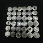 Washable Custom Jeans Rivet Engraved Logo Stainless Steel Jeans Buttons for Denim Clothes