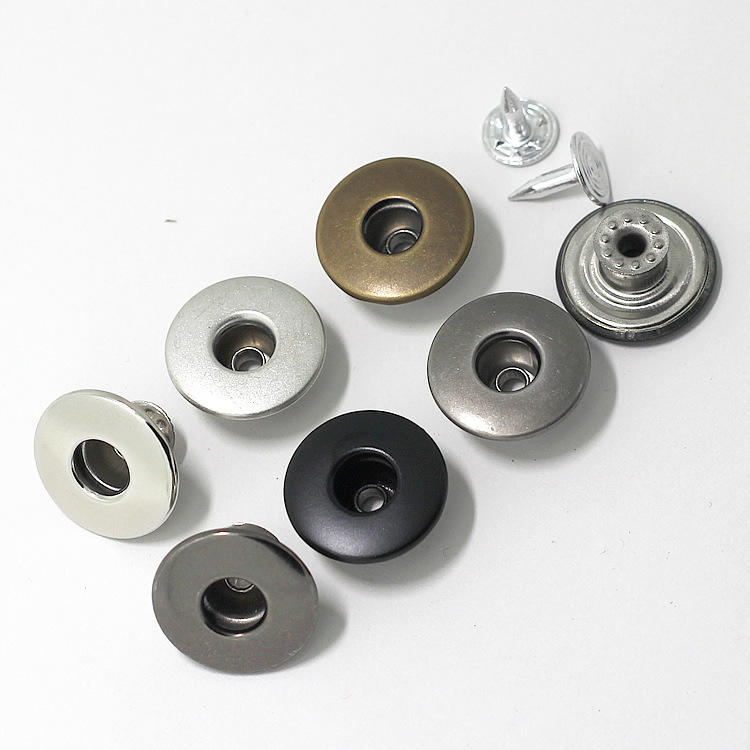 Jeans Button Coat Trousers Hats Customized Patterns Hole Shank Metal Jeans Denim Metal Jeans Shank Button
