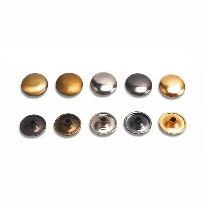 Wholesale Metal Copper Double Cap Garment Rivets for Leather