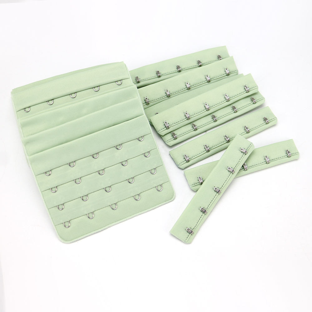 Factory Wholesale Elastic Bra Strap Extensions Multi-Color Polyester Bra Extenders with 2 3 4 Hooks