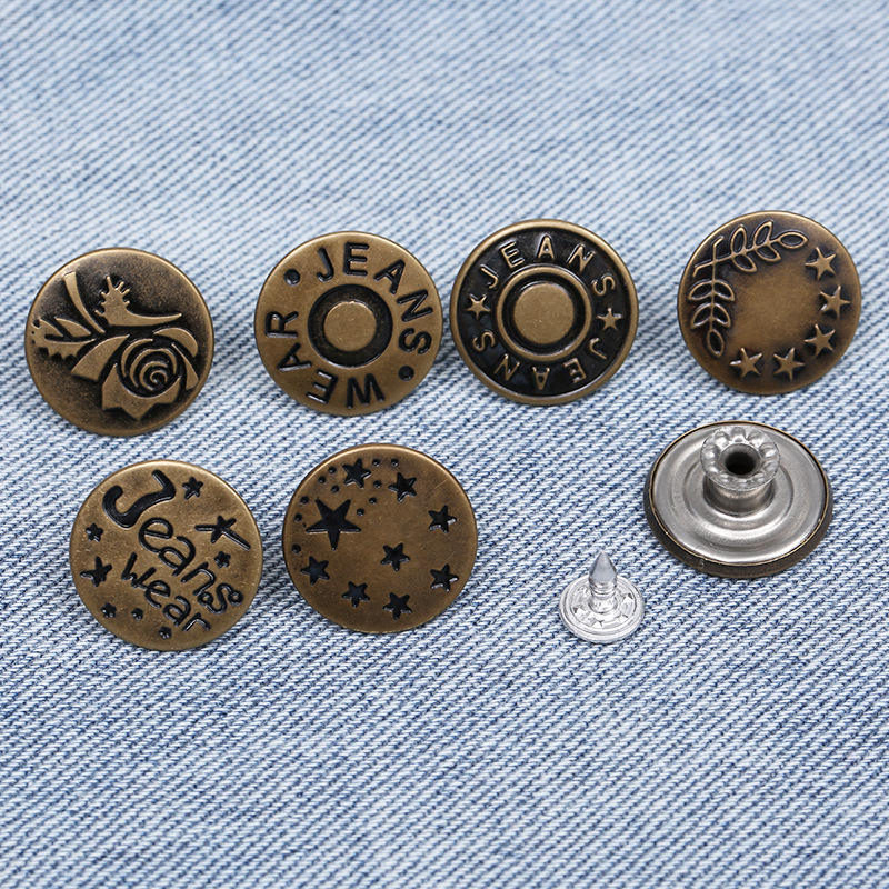 Yanxuan Wholesale Cheap Price Metal Shank Button Tack Button for Jeans