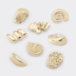 Factory Custom Logo Gold Eco-Friendly Irregular Metal Pin Zinc Alloy Women Shoes Dress Swimwear Belt Decoration Clasp Buckle