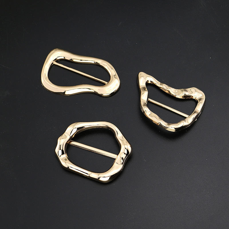 Irregular Ring Hoop Rust-Free Metal Swimwear Accessories Saltwater Resistant Swimsuit Buckles Beachwear Underwear Accessorize