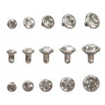 Acrylic Crystal Rivets Rhinestone Decorative Rivets for Leather