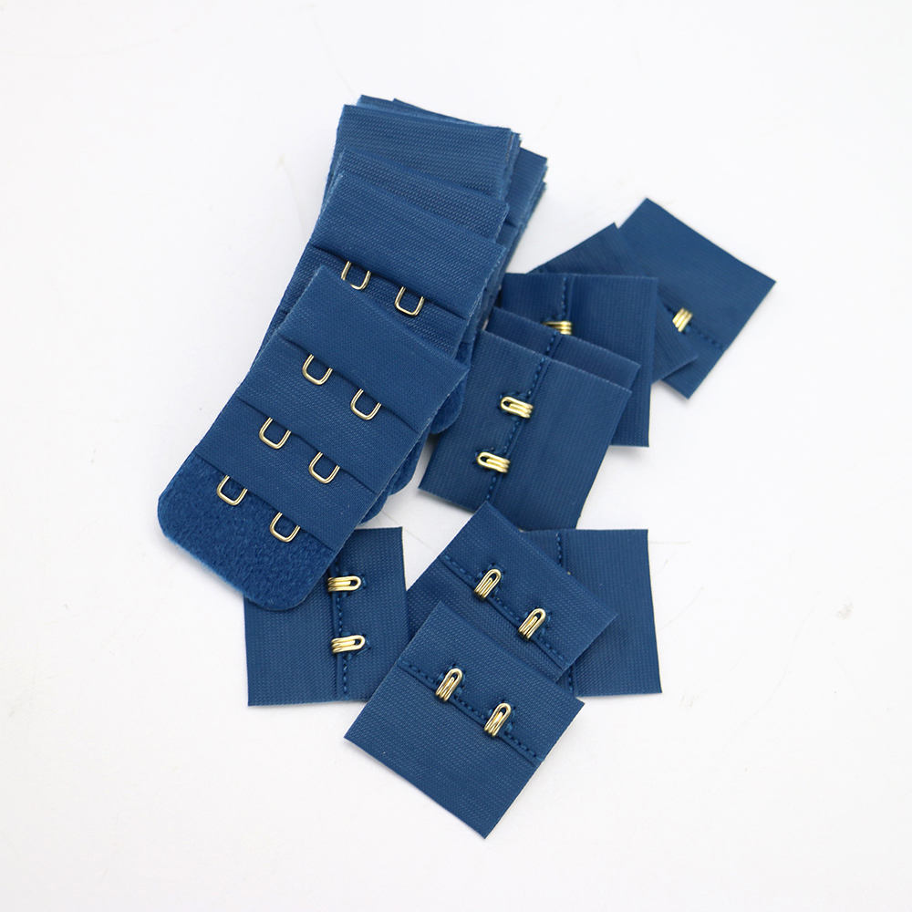 Factory Wholesale Elastic Bra Strap Extensions Multi-Color Polyester Bra Extenders with 2 3 4 Hooks