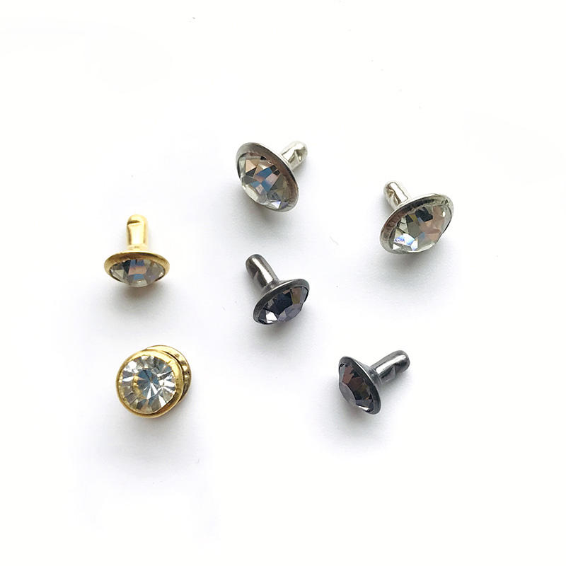 Acrylic Crystal Rivets Rhinestone Decorative Rivets for Leather