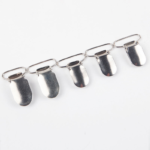Factory Wholesale High Quality U-Shape Metal Teeth Pacifier Suspender Strap Clip Custom Color Durable Design for Clothes Garment