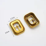 Multiple Style 26mm Exquisite Zinc Alloy Shoe Buckles Customized Logo for Costumes Shoes Pants Bags