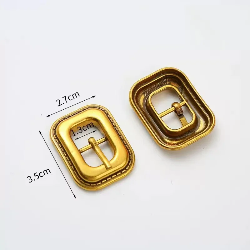 Multiple Style 26mm Exquisite Zinc Alloy Shoe Buckles Customized Logo for Costumes Shoes Pants Bags