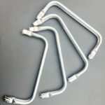 Wholesale 20/22/25/30cm Aluminum Tube Smooth Bracket Bag Handle Handbag Sewing Accessories Wallet Frame